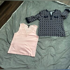 2 Tops! Size XL